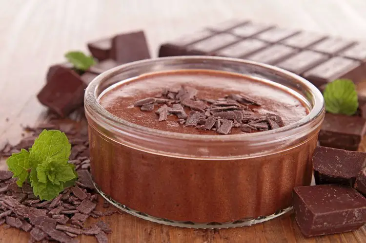 Mousse de Chocolate Sem Açúcar